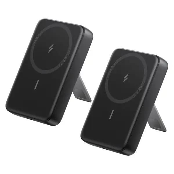 Anker 10,000mAh Magnetic Power Bank with Kickstand, 2-Pack (7.5W Magnetic, 30W USB-C)